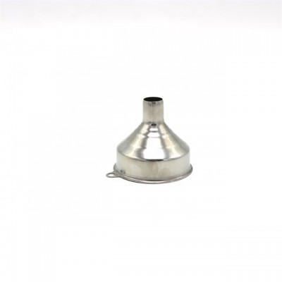 Metal Stainless Steel Hip Flask Tool Funnel With Hanging Hole