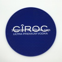 Premiums CIROC Tequila Rum Vodka Customized OEM Food Grade Soft PVC Plastic Bar Rail Mat