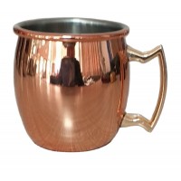 500ml Hot wholesale high quality bar fashion custom drinking metal copper coffee mug