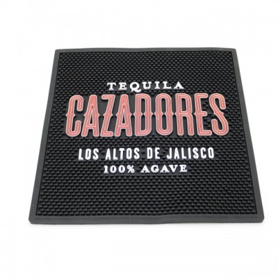 Professional Black Heavy Duty Rubber Mixology Station Bar Service Mat